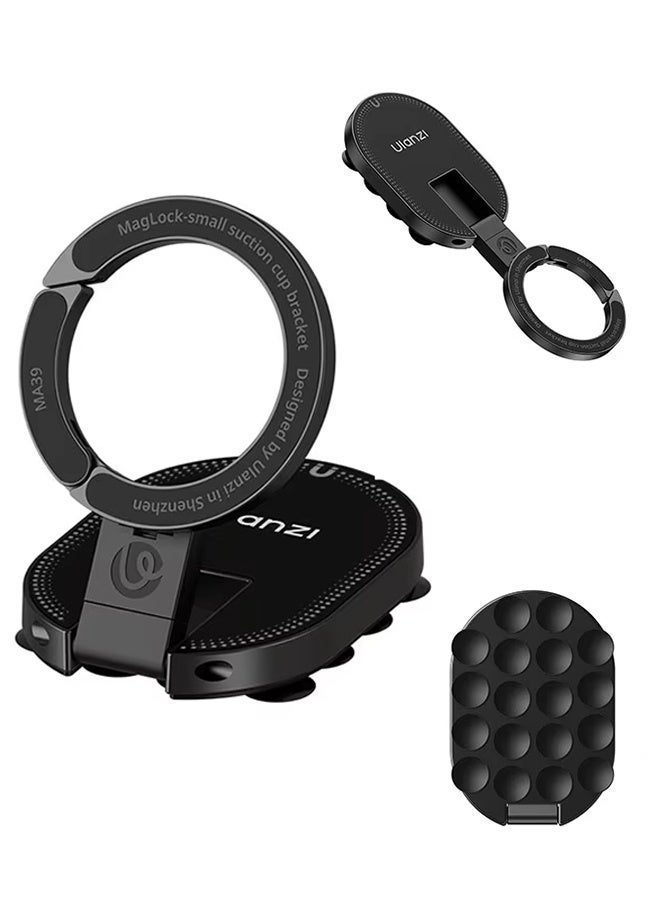 Ulanzi MagLock Suction Cup Phone Suction Mount Magnetic Stand Desktop Stand for Smartphone Glass Windows Mirrors Laptops - Image 4