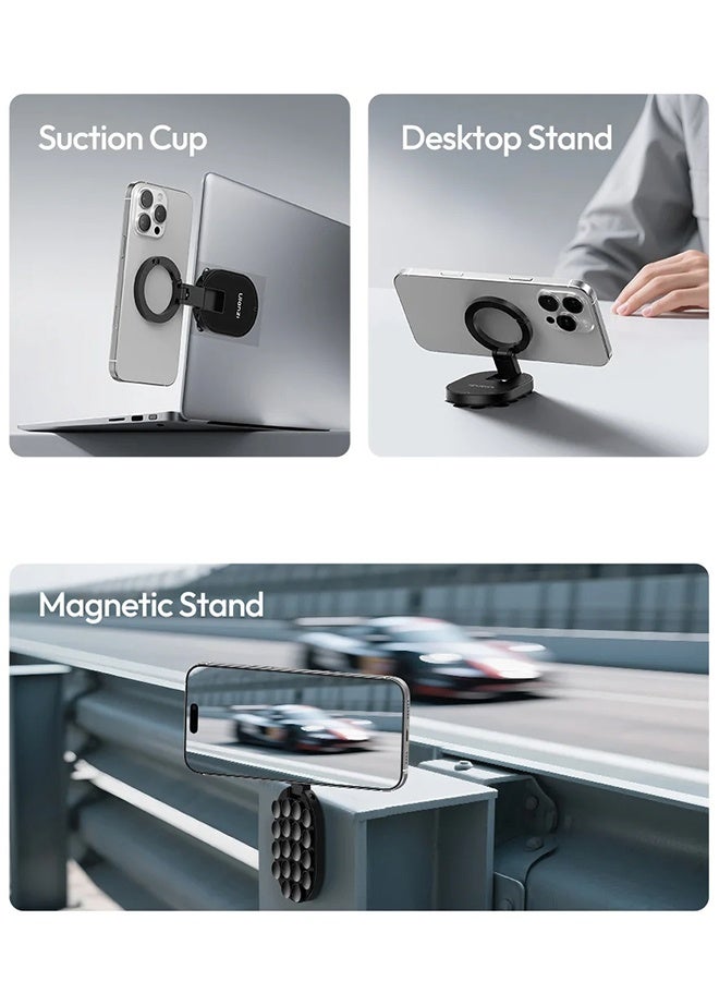 Ulanzi MagLock Suction Cup Phone Suction Mount Magnetic Stand Desktop Stand for Smartphone Glass Windows Mirrors Laptops - Image 5