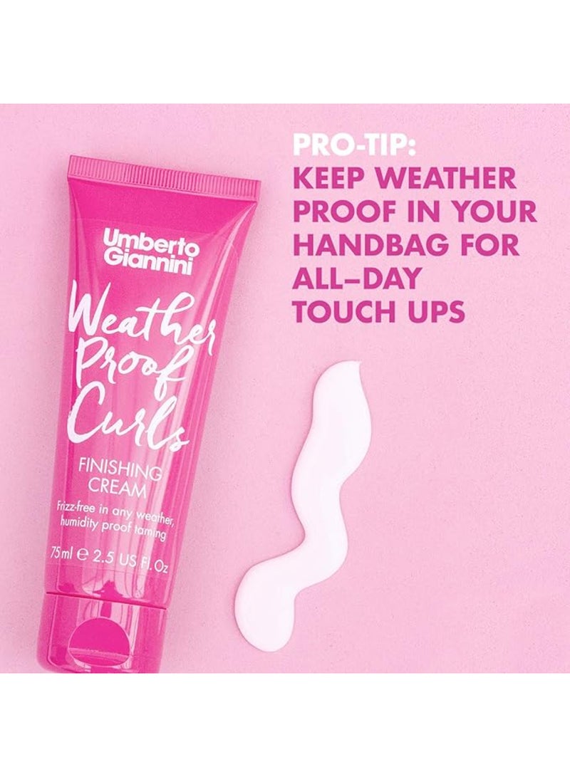 Umberto Giannini Weatherproof Curls Finishing Cream for All-Day Hold - Provides a Flexible Hold, Tames Frizz & Protects Against Humidity (75 ml) - Image 4