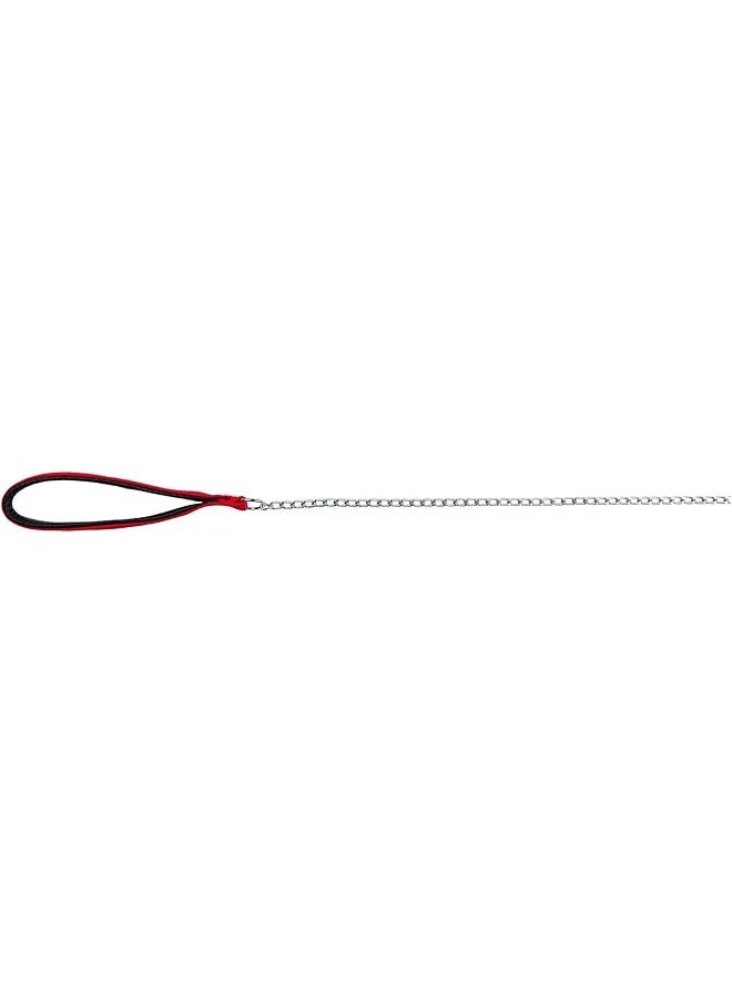 Chromed Chain Dog Leash With Nylon Hand Loop 1.00 M X 4.0 Mm Red - pzsku/Z6C32EFF8D7D1452F731EZ/45/_/1722833002/4aab3188-8e88-4f04-a0d6-968283c5cea2