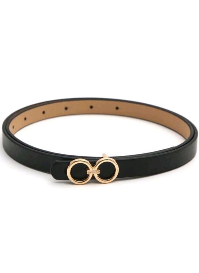 Shein 3pcs/set Women's Multi-color Round Buckle Thin Belt  - Image 4