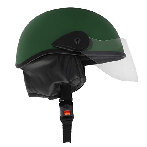 Sage Square Multipurpose Half Helmet for Men and Women (Large, Green Matte) - Image 2