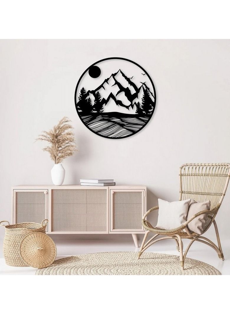 هوم جاليري صورة ظلية الطبيعة للغابات 60x60 - Image 1