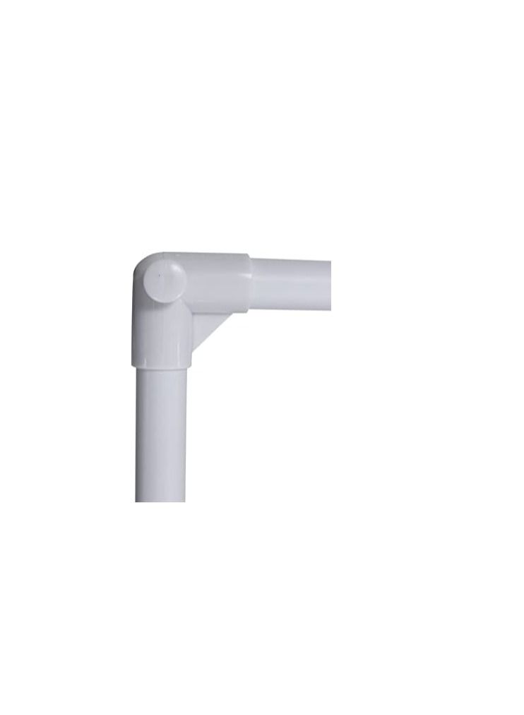 AS SEEN ON TV Mainstays 3 Bag Mesh Rolling Sorter Laundry Cart White - Image 3