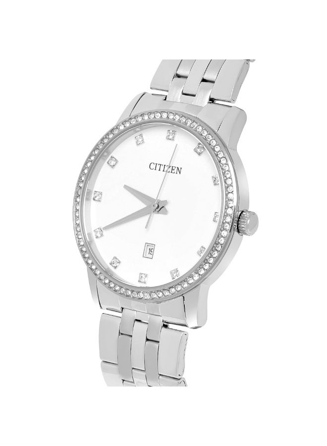 CITIZEN Quartz Women's Watch BI5030-51A, White Dial 36mm, 50M WR - Image 1