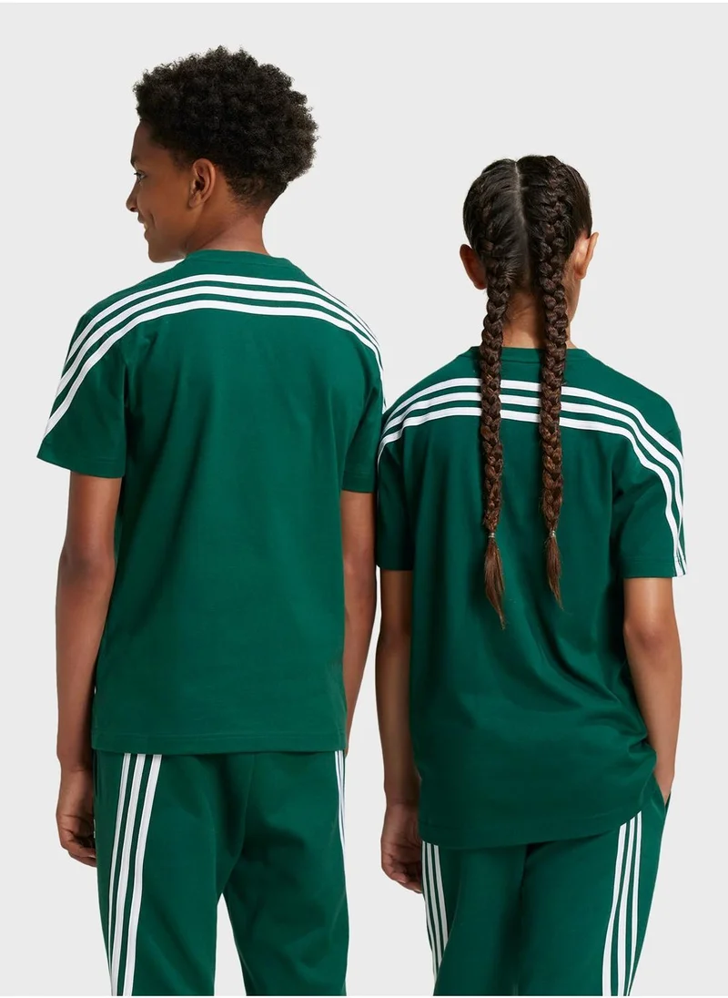 Adidas Youth Future Icon 3 Stripes T-Shirt