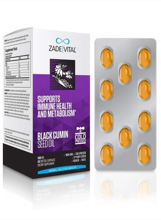 Zade Vital Black Cumin Seed Oil, Supports Healthy Immune System and Metabolism, Dietary Supplement, 900 MG, 60 Softgels, Cold Pressed, Nigella Sativa, GMP, Halal, Kosher, Non GMO, 3rd Party Tested - pzsku/Z6C33665CAF2AB05F3816Z/45/_/1681489440/db970c36-2d3b-489e-9545-400383c298ce