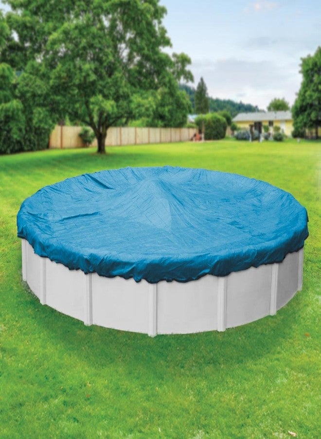 Robelle 5415-ROB Mesh Winter Round Above-Ground Pool Cover, 15-ft, 01 - Blue - Image 2