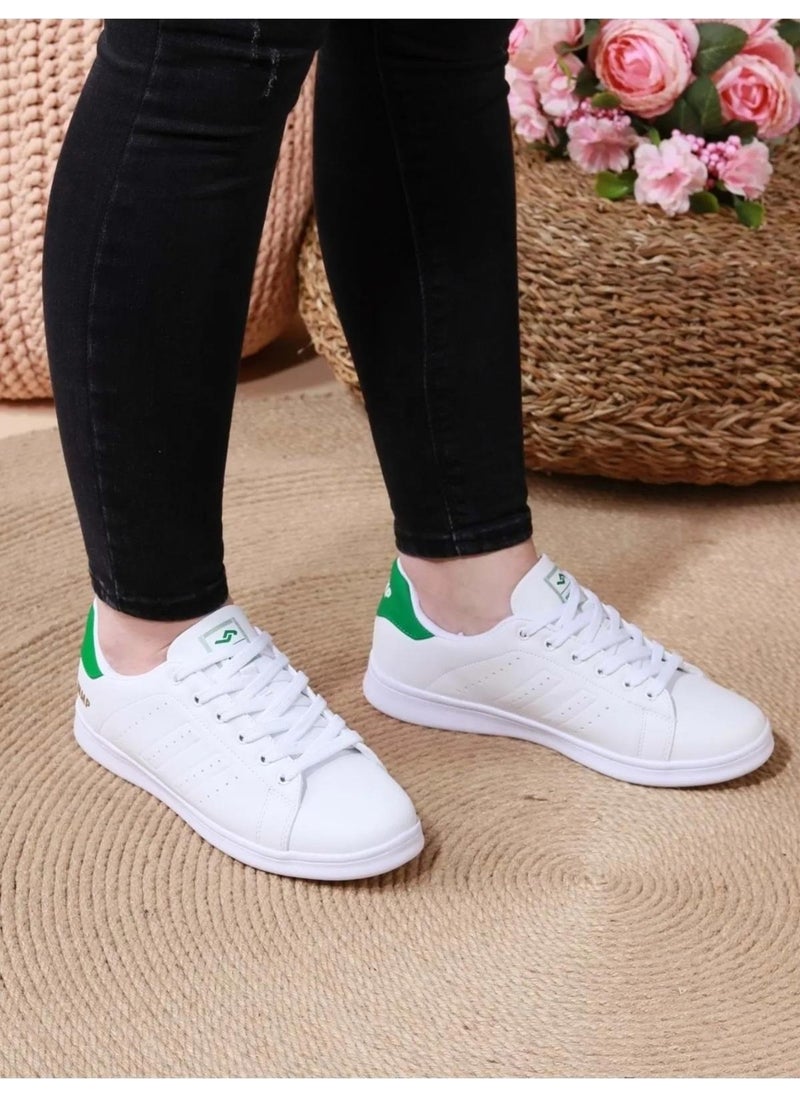 15306-15307 White Green Unisex Sports Shoes V2 - pzsku/Z6C338099027DC8422E73Z/45/_/1726749233/3d27bbeb-2780-4c1e-acf0-b405a0c77f74