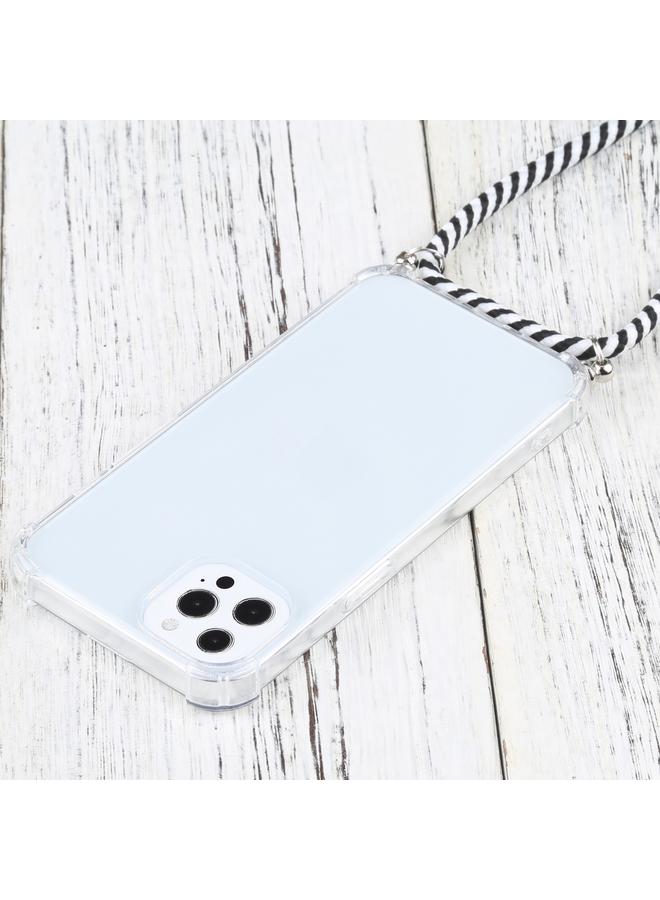 Zaboon Case For iPhone 13 Pro Max Four-corner Shockproof Transparent TPU Protective Case with Lanyard - Image 4