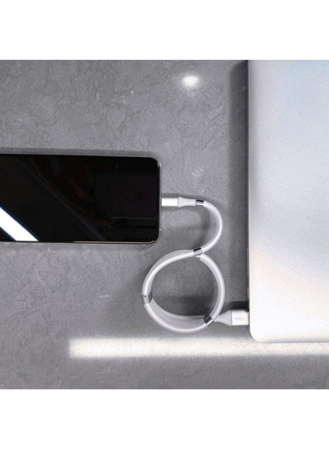 Magnetic Absorption Nano Data Cable White - Image 3