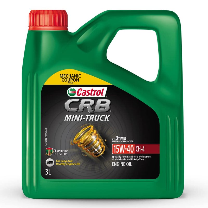 Castrol CRB MINI-TRUCK 15W-40 CH-4 Diesel Engine Oil for Mini-Trucks and Pick-Up Vans - Image 5