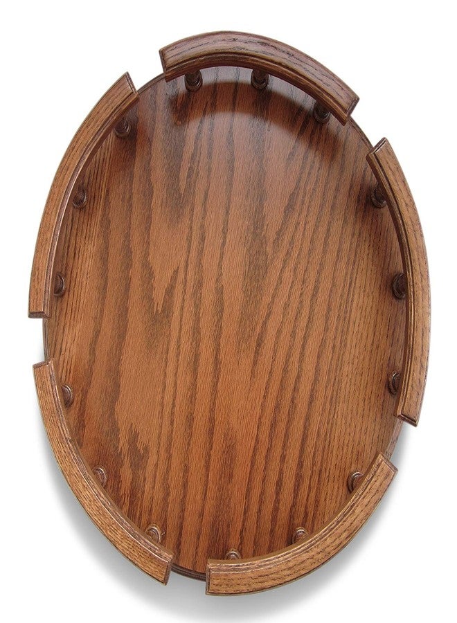 Amish Handcrafted 16" Lazy Susan Turn Table Revolving Solid Wood Oak Table Centerpiece Rotate Condiment Server Swivel - Image 3