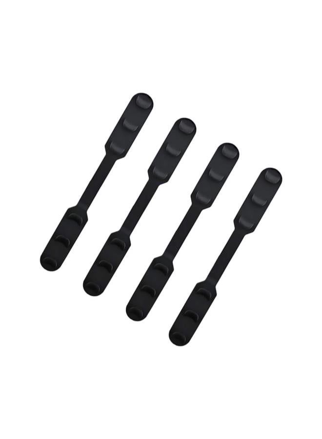 klarako 4 Pcs Mask Ear Strap Hook Mask Ear Rope Buckle Elastic Mask Band Buckle for All Kinds of Mask Relax Your Ears (Black) - Image 3