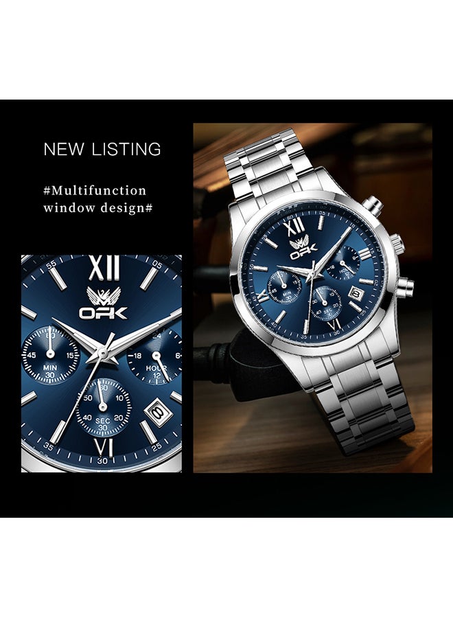 OPK Men'S Watch Waterproof Six-Pin Calendar Multi-Function Quartz Watch 6052 - Image 4