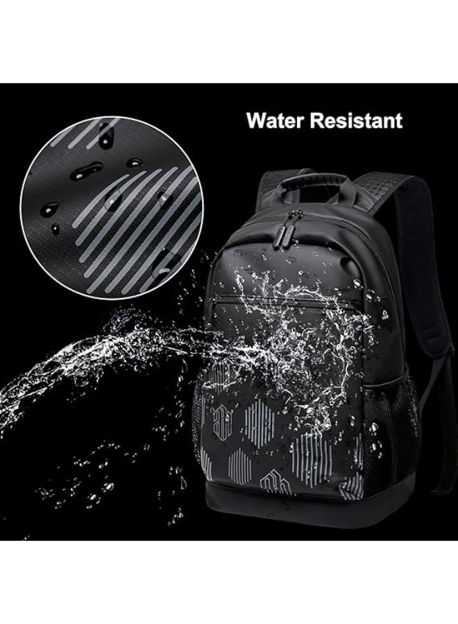 Arctic Hunter 15.6 Inch Laptop Backpack for Men, Lightweight and Stylish for University with Shockproof, Waterproof, Durable Storage Space for Travel and Daily Use, Black - Image 5