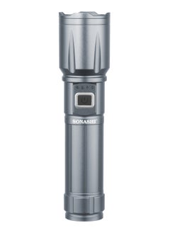 SONASHI Rechargeable LED Torch with Zoom Function | 5000mAh Battery with Long Range Coverage of 1000 Meters | Hyper Bright LED with 6 Hours of Continuous Working | LED Flashlights SLT-602  - Image 1