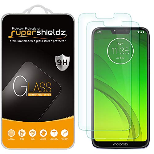 Supershieldz 2 Pack Designed for Motorola Moto G7 Power Tempered Glass Screen Protector 033mm Anti Scratch Bubble Free - Image 1
