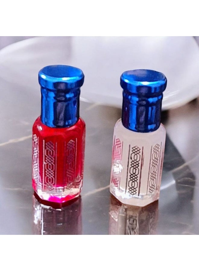 قطعتين من مسك الرمان والمسك الأبيض 6 مل