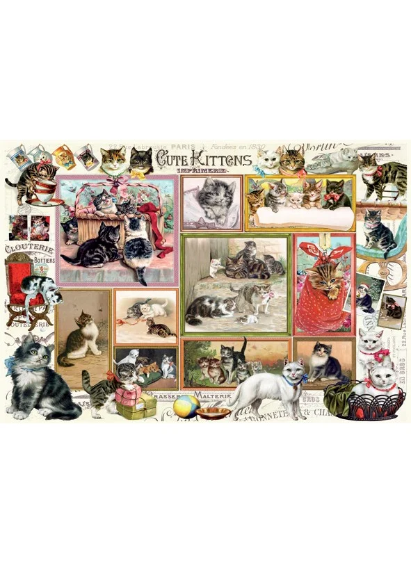 Anatolian 2x500 Piece Puzzle / Cute Cats, Funny Dogs - Code 3611
