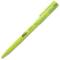 Pen Style Highlighter Chisel Point Dozen Set of 3 Color Yellow