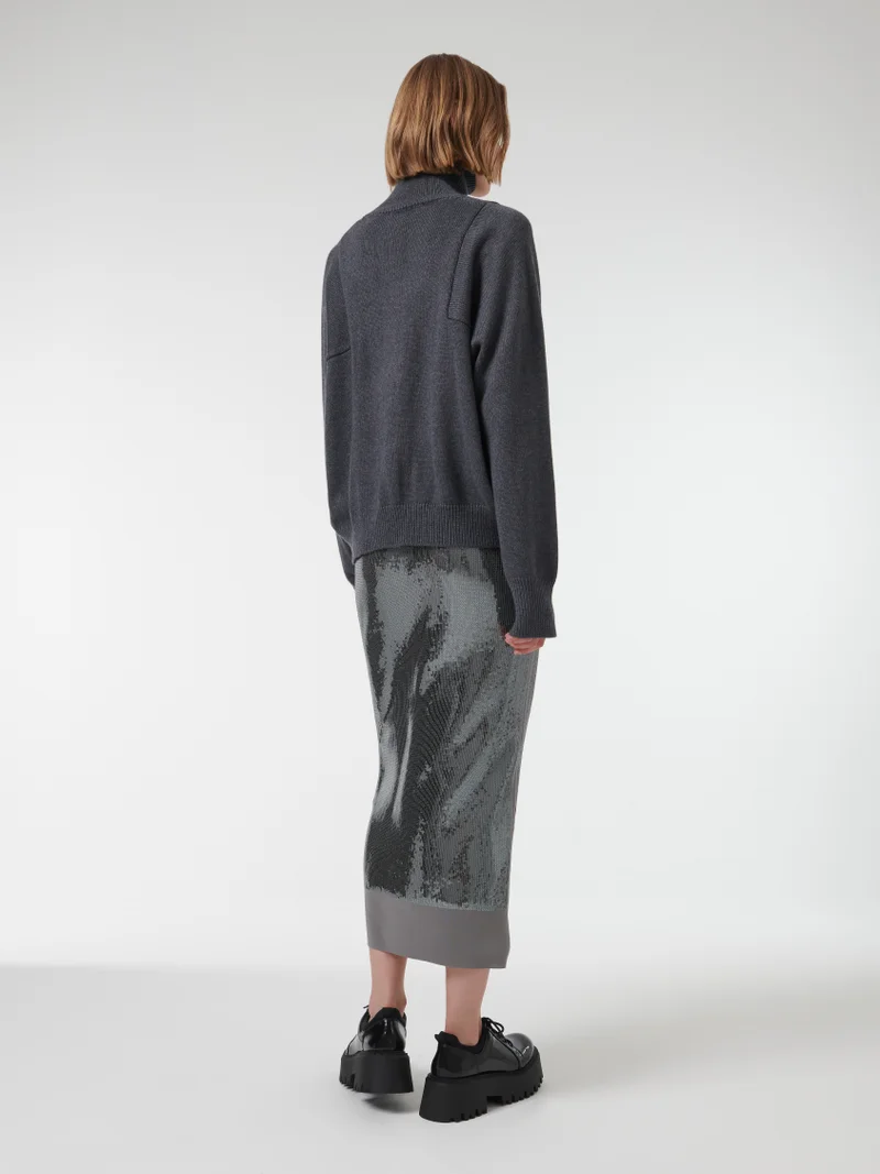 leem  Funnel-Neck Boxy Sweater for Women | Best Price UAE