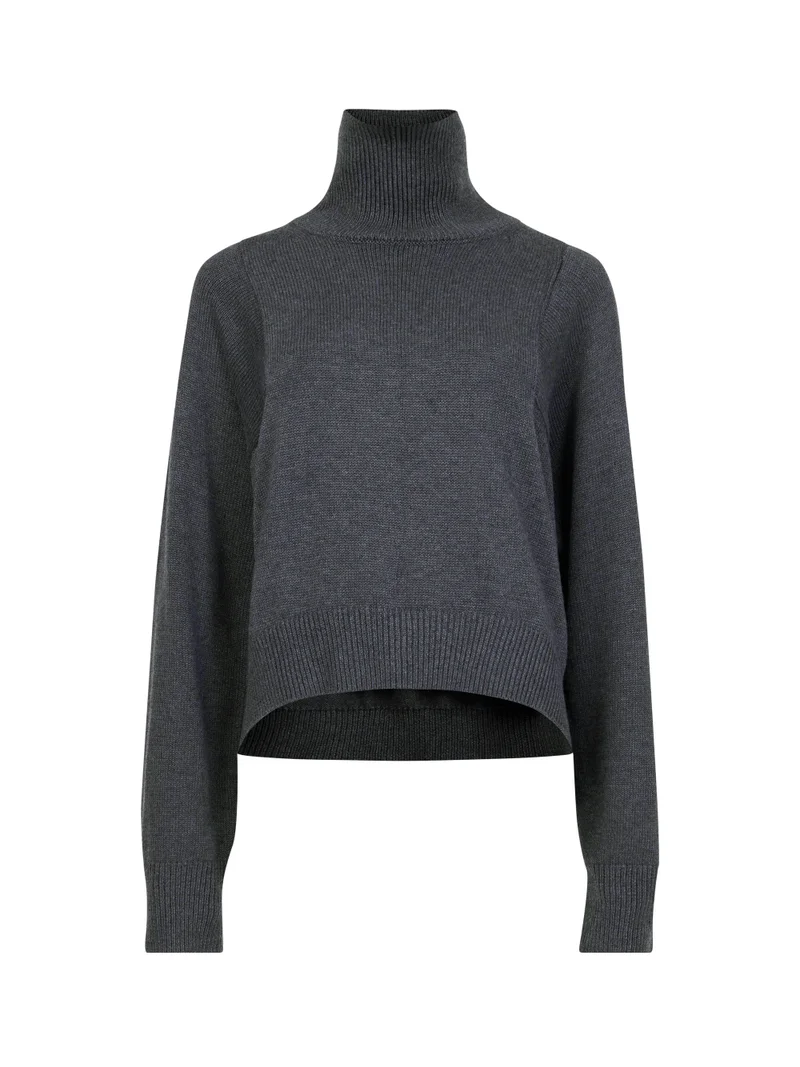 leem  Funnel-Neck Boxy Sweater for Women | Best Price UAE