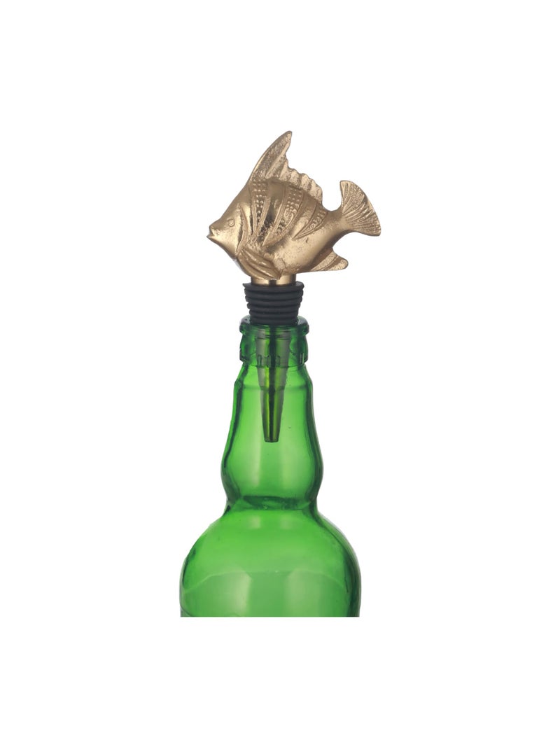 Trovea's Golden Fish Bottle Stopper for Softdrinks, Red Wine, White Wine, Sparkling Wine and Champagne - Image 3