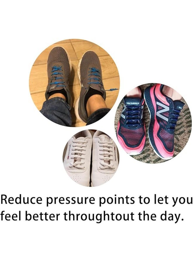 30 قطعة من أربطة الأحذية بدون ربط للبالغين، أربطة أحذية مرنة كسولة من المطاط والسيليكون بدون ربط للأحذية الرياضية - Image 5