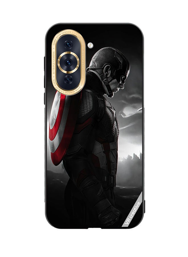 VR CREATIVE Protective Case Cover For Huawei Nova 10 Captain America Design Multicolour - Image 1