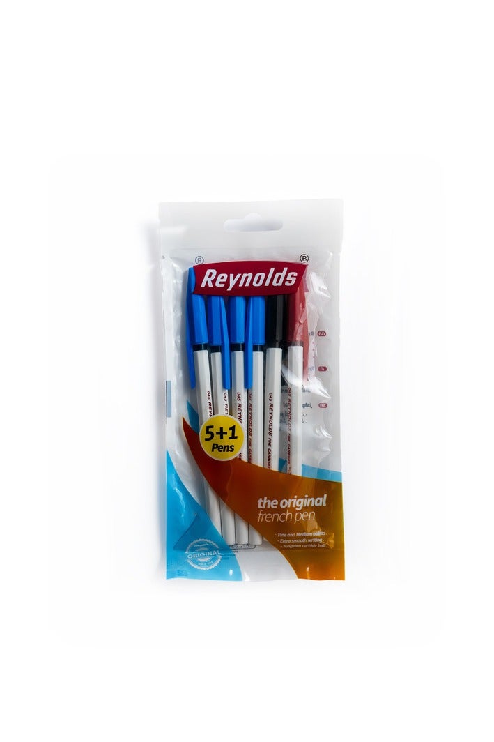REYNOLDS BALL PEN 045 Poly Bag [6 pens] - Image 2