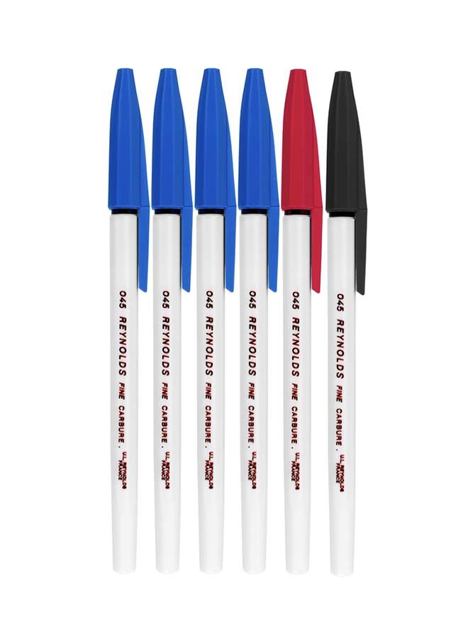 REYNOLDS BALL PEN 045 Poly Bag [6 pens] - Image 1