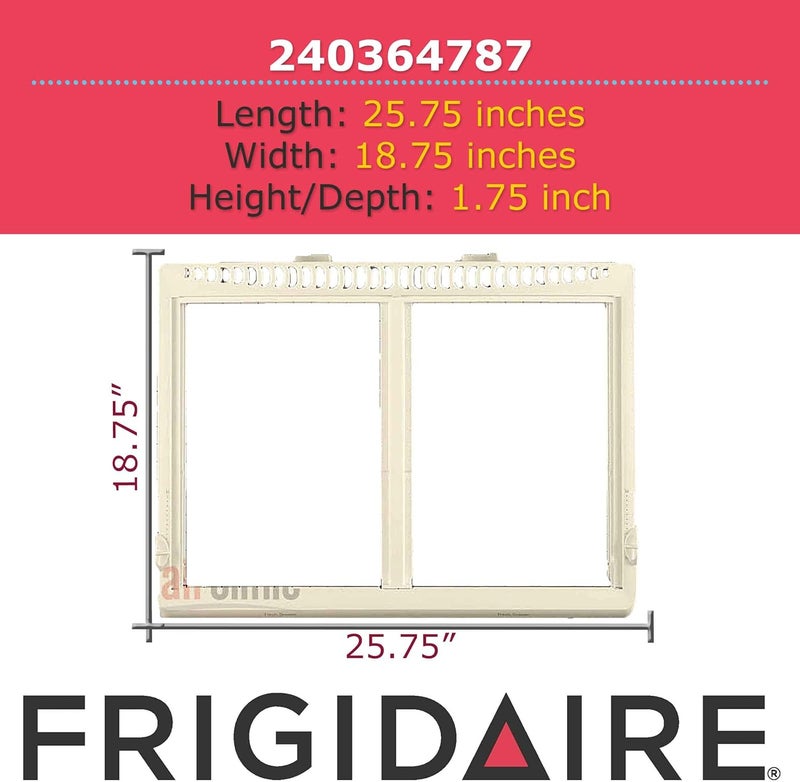 FRIGIDAIRE GENUINE Frigidaire 240364787 Drawer Cover Unit - Image 2