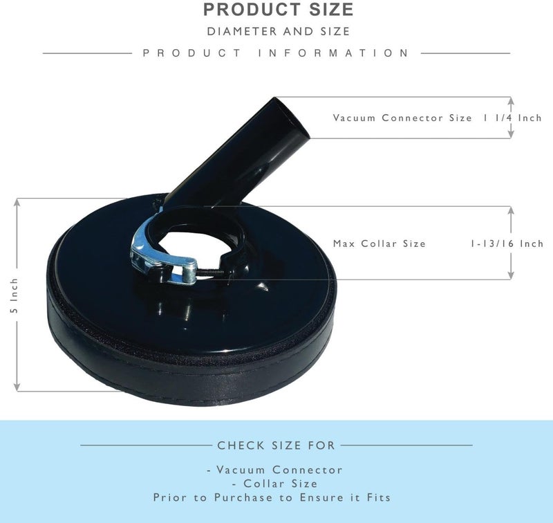 Stadea DSD101A Grinder Dust Shroud for Angle Grinders Hand Grinders - Image 2