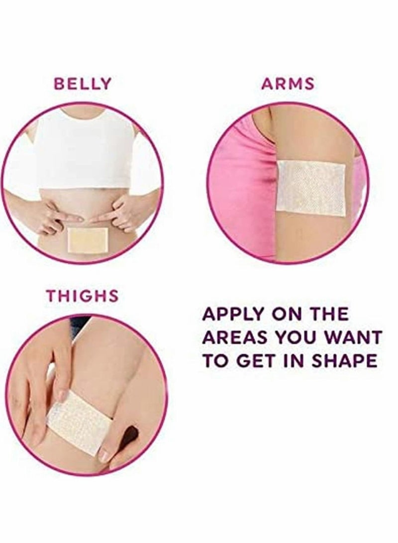 Excefore Parches para Bajar De Peso Rapido, 50 Pcs Parches para Adelgazar Cintura, Abdomen y Glúteos, Promueve el Metabolismo y la Quema de Grasa - Image 3