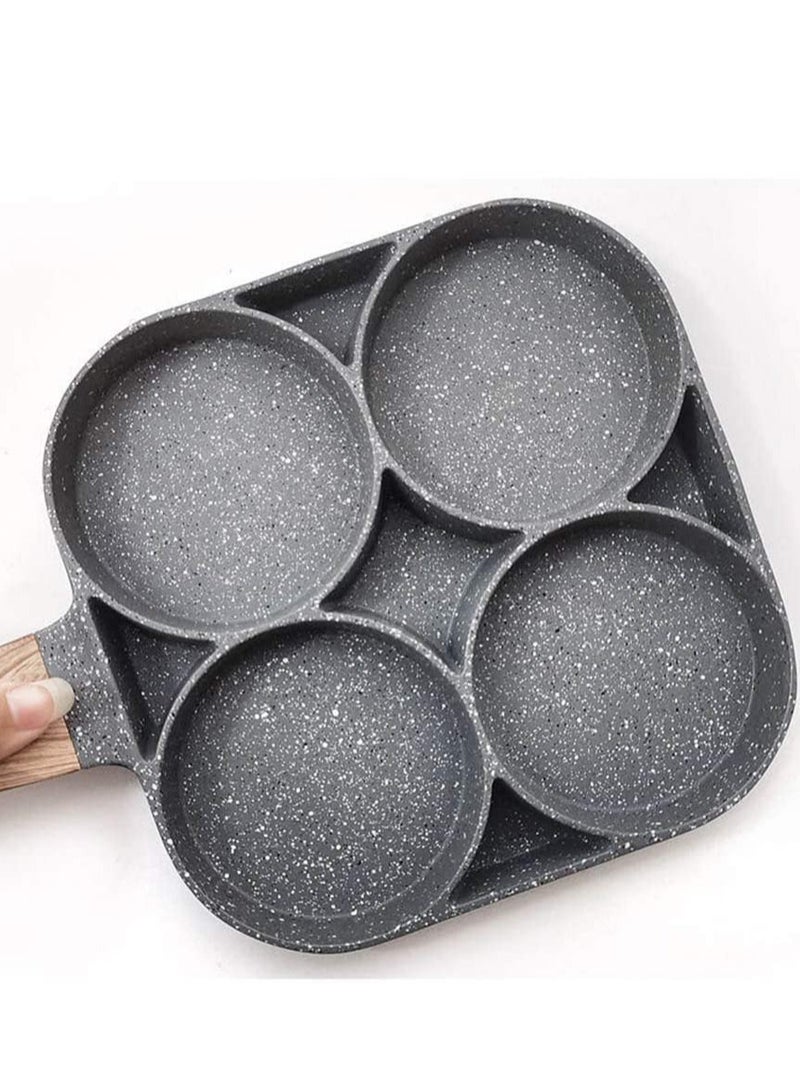 GO2CAMPS 4 Hole Egg Frying/Pan Cake/Hamburger/Omlet Frying Pan Non-stick Cooking Pan  Multipurpose - Image 5