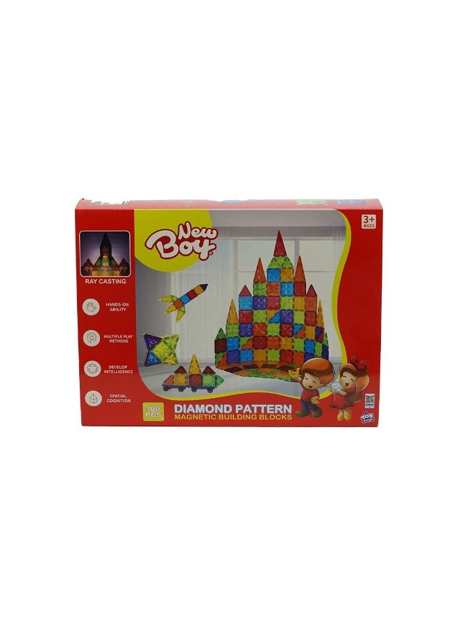 New Boy Magnetic Building Block (100pcs) - Image 3