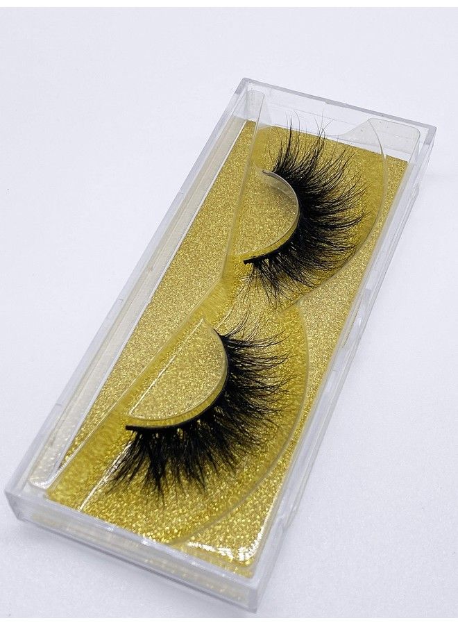 Alluring 3D Mink Lashes Reusable Strip 100% Siberian Mink Fur False Eyelashes Handmade Cruelty Free CatEye Nice & Fluffy KR12 - Image 1