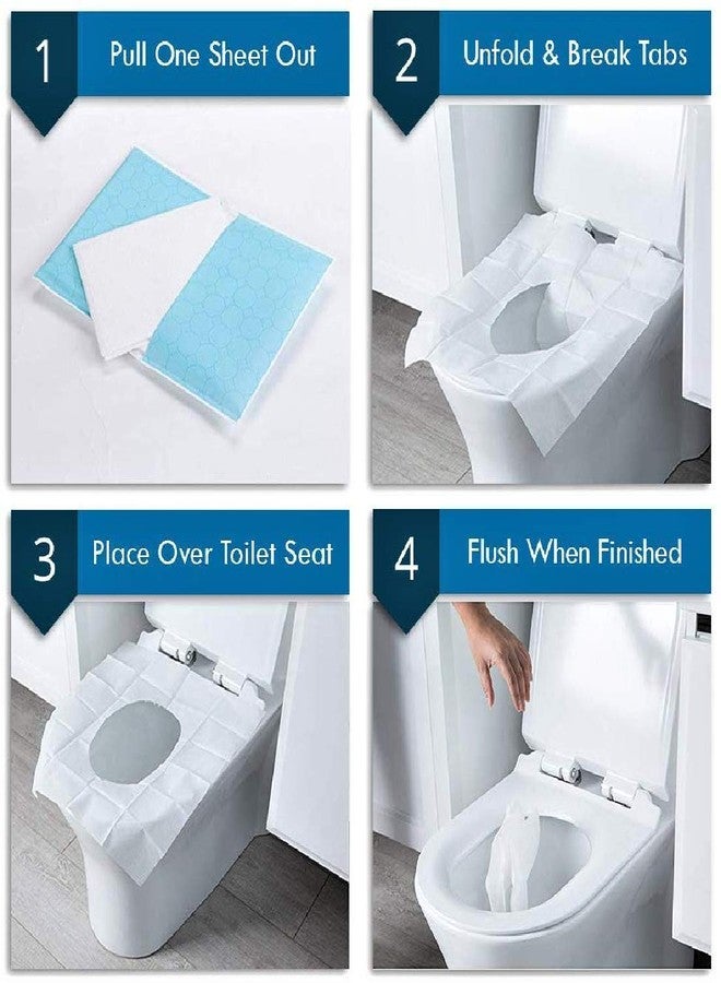 PRO365 Disposable Toilet Seat Covers/Protect/Bacteria/Skin Infection (10 Pack) - Image 3