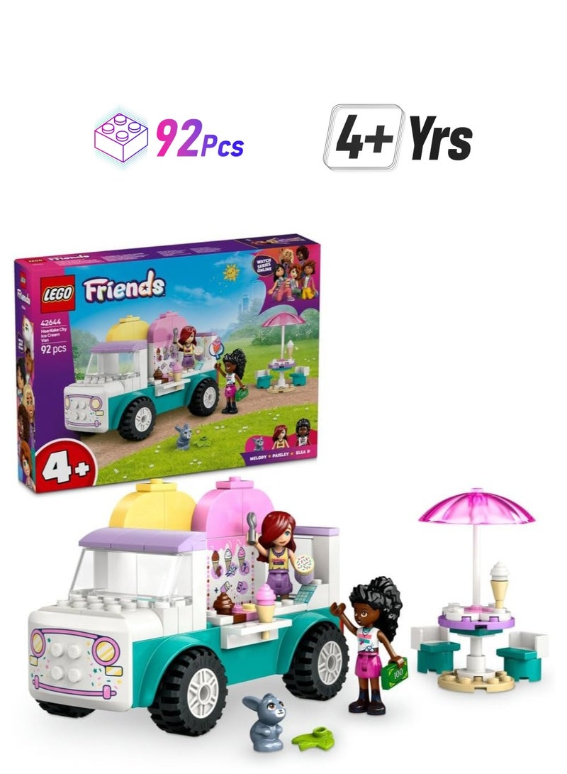 LEGO Heartlake City Ice Cream Van Building Toy Playset 42644 - Image 1