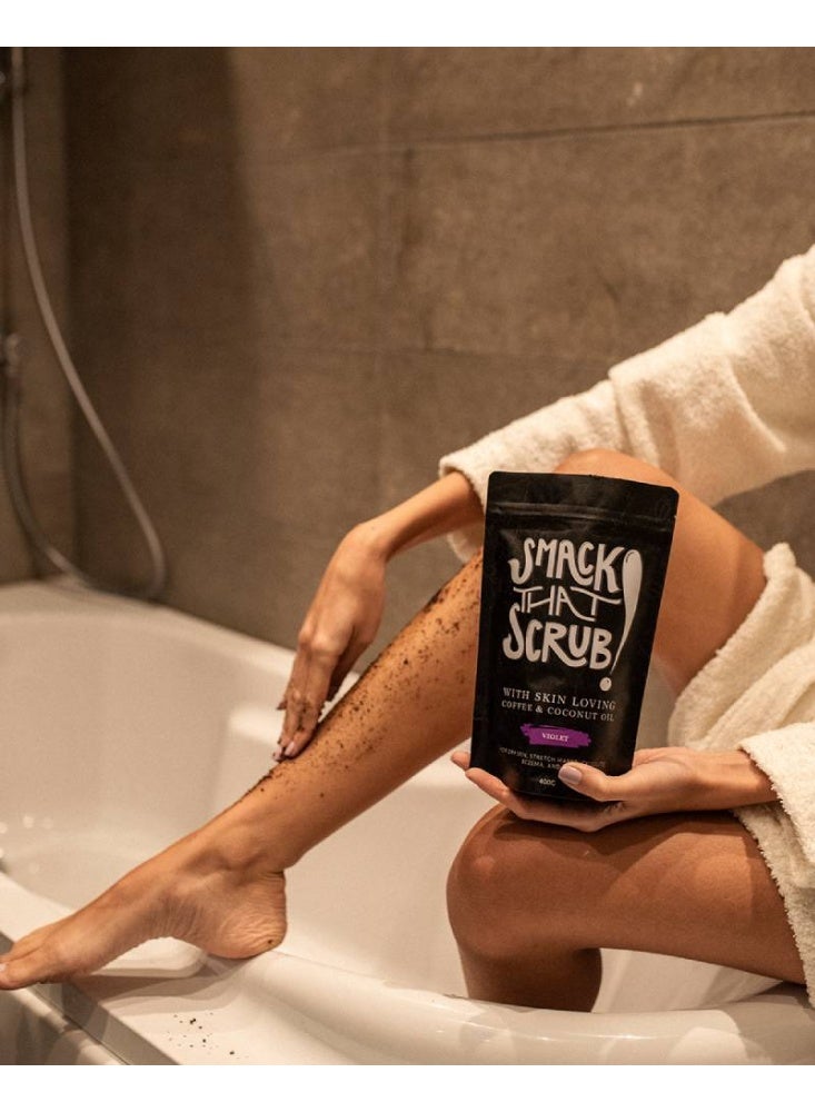 Smack That Scrub Violet Coffee Scrub - Image 2