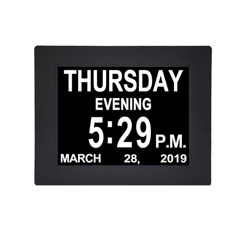 8/ 10Inch Lcd Digital Clock Machine Digital Calendar Elderly Alarm Clock Digitalclock Clock Hd Screen - Image 3