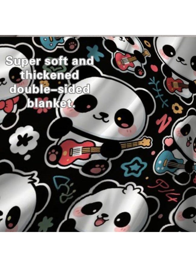 عام بطانية رقيقة من الفانيلا الكرتونية للأطفال والرضع (دافئة ومريحة، ومناسبة للنوم والألعاب) 70 سم * 100 سم - Image 5