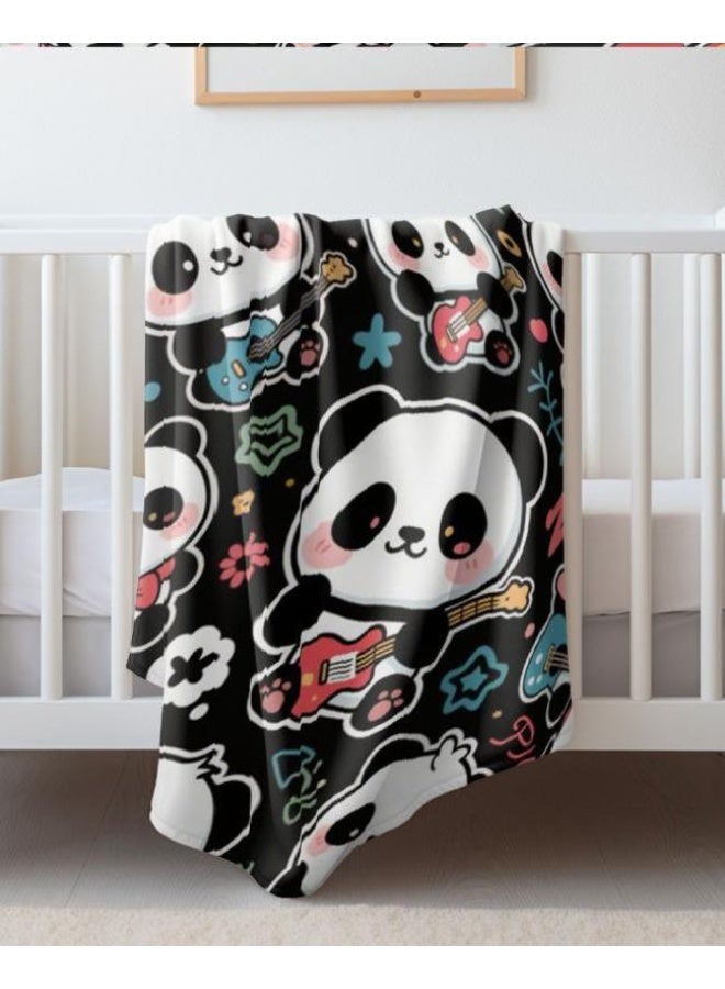 عام بطانية رقيقة من الفانيلا الكرتونية للأطفال والرضع (دافئة ومريحة، ومناسبة للنوم والألعاب) 70 سم * 100 سم - Image 2