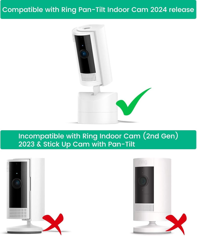 weishan 30ft USB C Power Extension Cable Compatible with Ring Pan-Tilt Indoor Cam 2024 Release - 9m Type-C Long Flat Charging Cord, White - Image 2