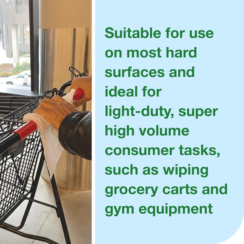 Tork إيفرويب من تورك مناديل تنظيف الأسطح الرطبة الخفيفة الحجم رول كبير أبيض W12 تنظف وتزيل الروائح 2 × 2500 مناديل 192816 - Image 5