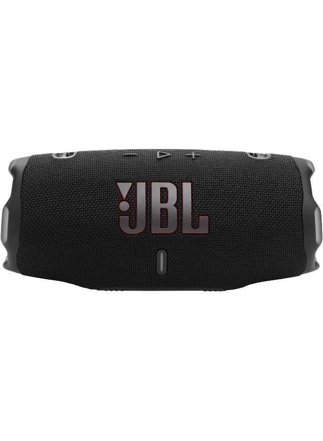 JBL Charge 6 - Portable Waterproof And Drop-Proof Bluetooth Speaker With Built-In Power Bank, Multi-Speaker Connection Via Auracast, Up To 28 Hours Playtime, Fast Charging, And Powerful Sound Black - Image 2