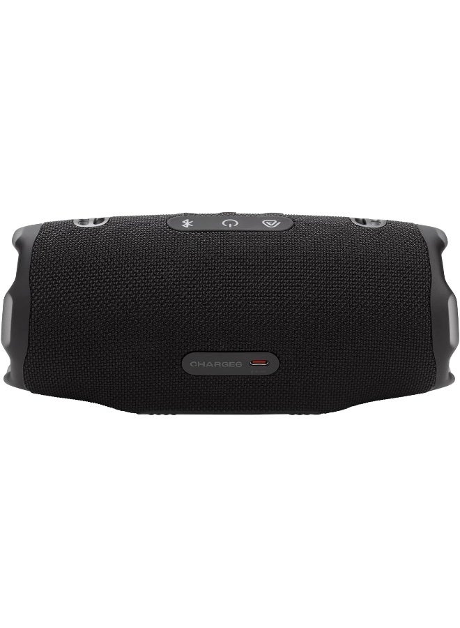 JBL Charge 6 - Portable Waterproof And Drop-Proof Bluetooth Speaker With Built-In Power Bank, Multi-Speaker Connection Via Auracast, Up To 28 Hours Playtime, Fast Charging, And Powerful Sound Black - Image 3