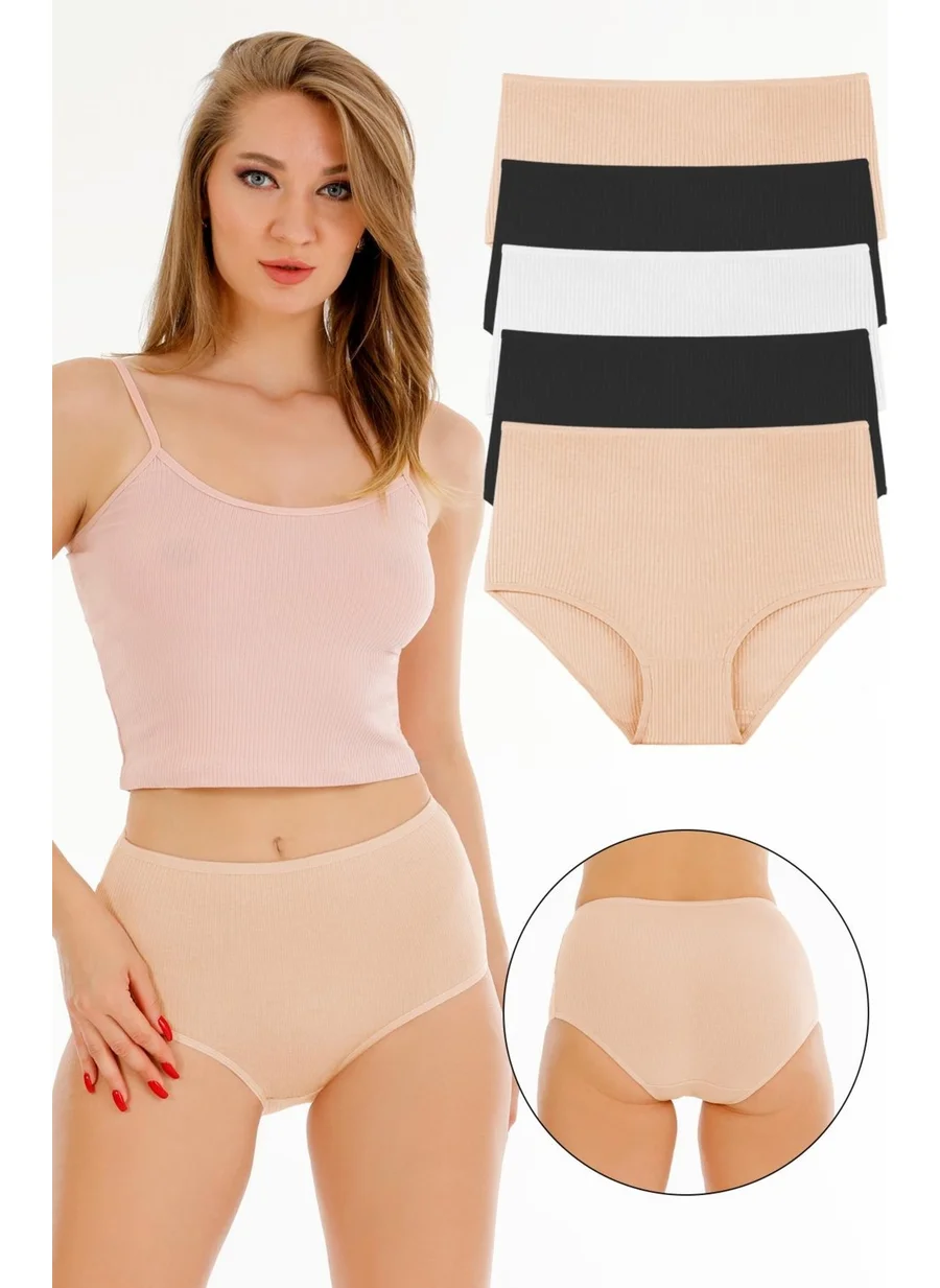 Sensu Women's Corduroy High Waist Panties Set - KTS3080