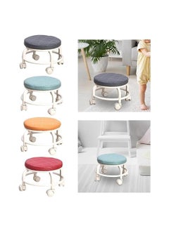 GNOLY GNOLY 360 Swivel Wheels Sturdy Movable Chair Roller Seat Stool Indoor Outdoor for Home Office Picnic Shoe Stool  - Image 4
